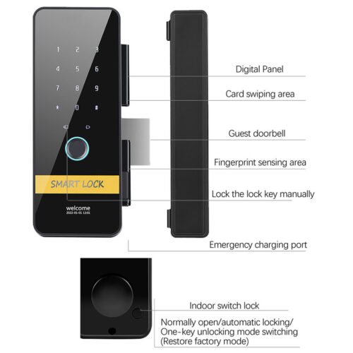 Smart Fingerprint Door Lock-G880