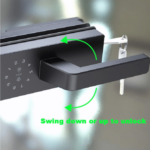Fingerprint Glass Door Lock