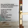 Aluminum Door Hotel Lock-Narrow