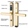 Aluminum Door Hotel Lock-Narrow