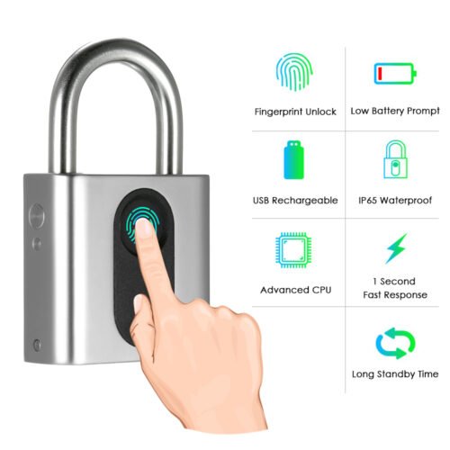 Bluetooth APP Fingerprint Padlock