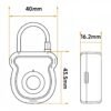 Calf Cables Fingerprint Padlock