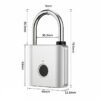 SP600 Fingerprint Padlock