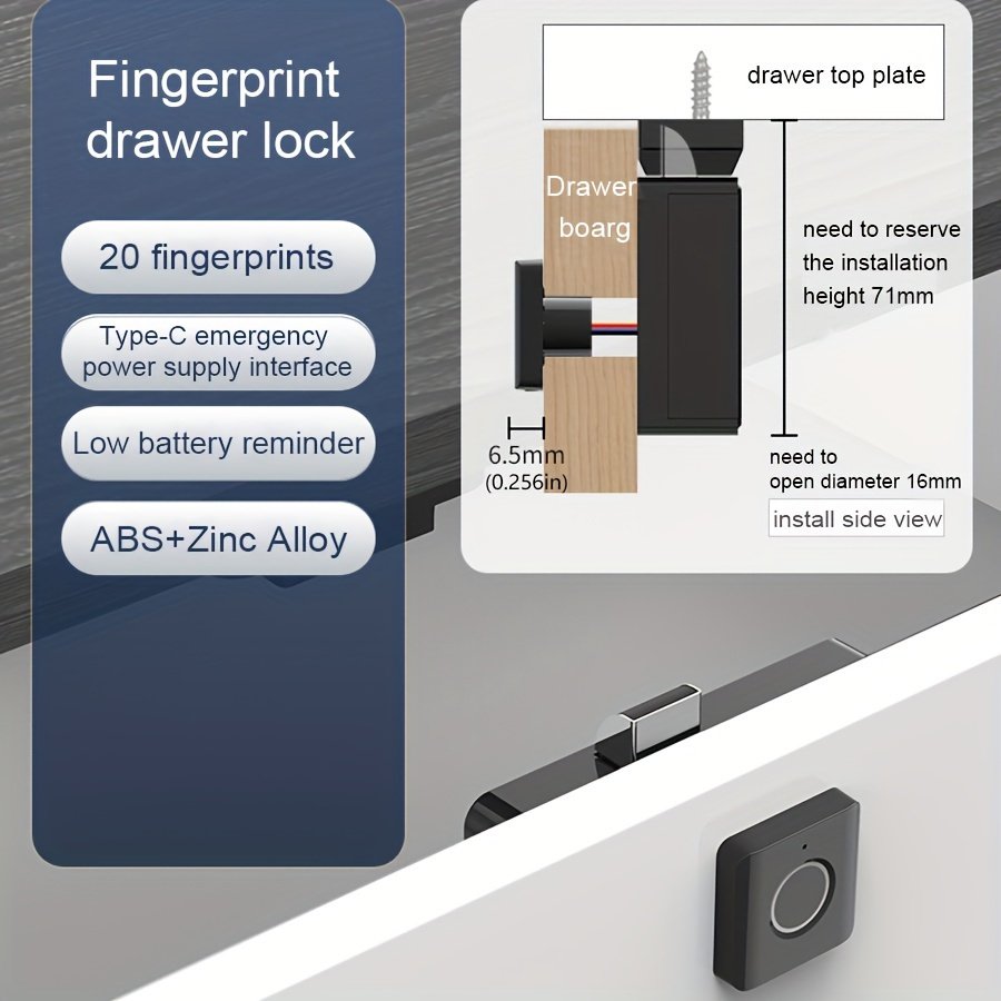 Smart drawer lock