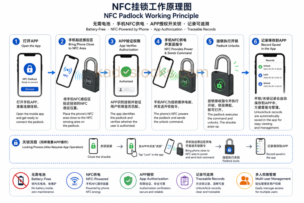 nfc padlock